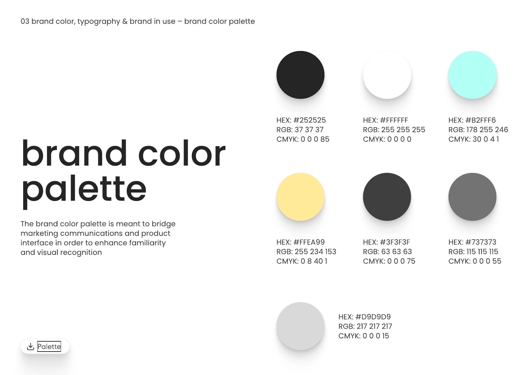Atomazing: Colour system