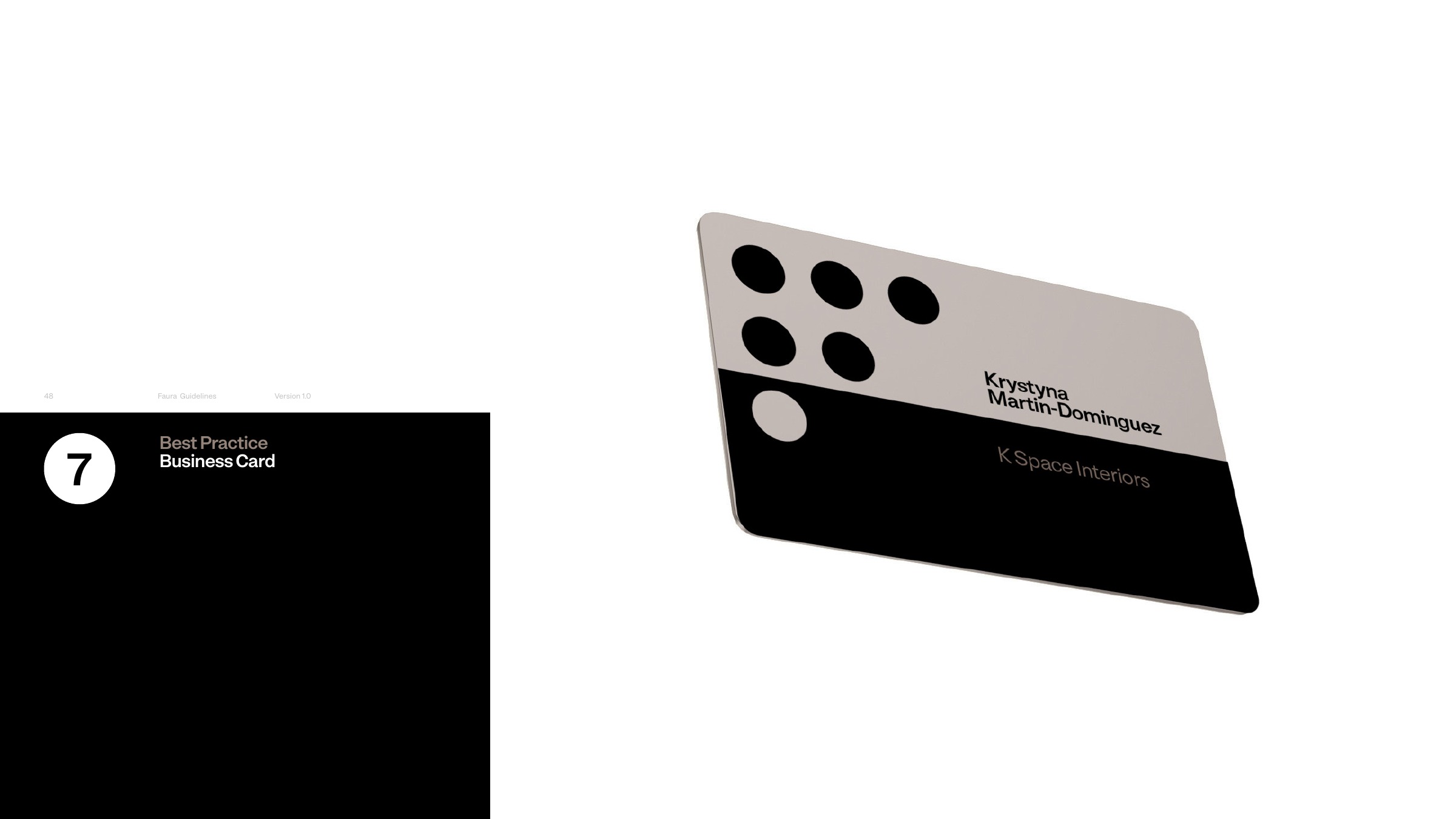 Faura: Business card application concept