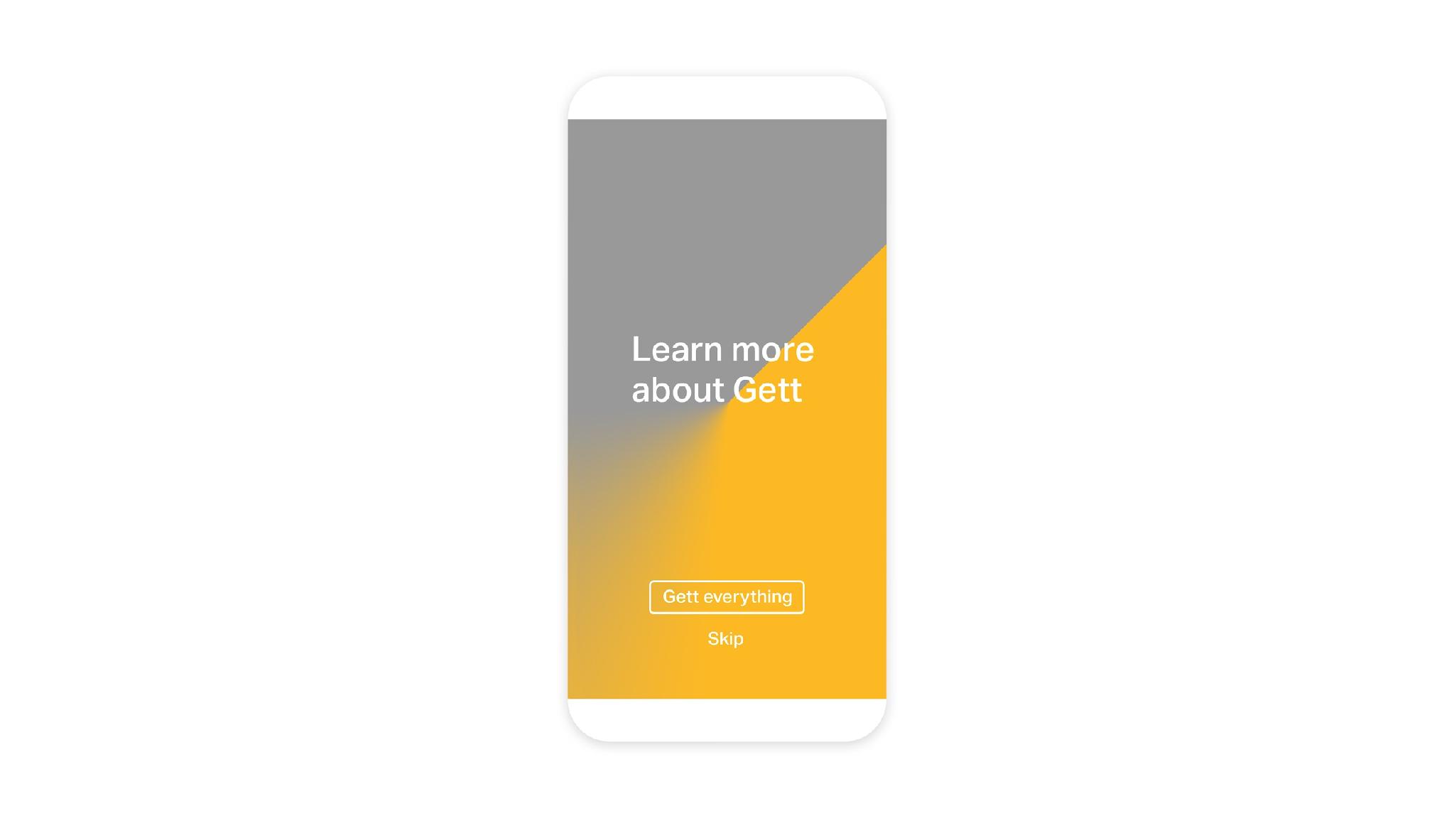 Gett: Onboarding presentation